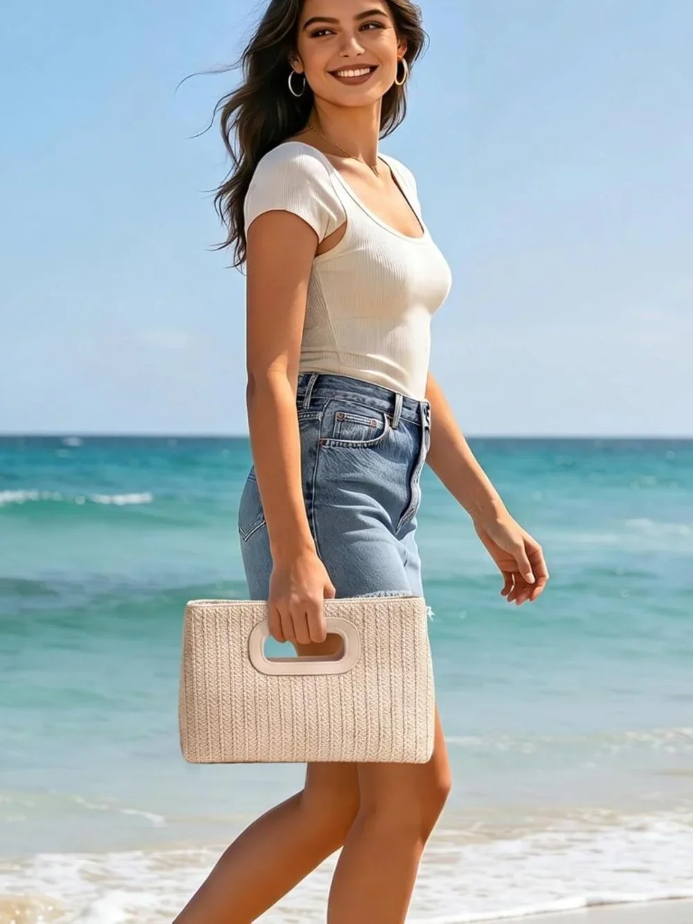 Clutch Purse for Women Evening Clutch Handbag for Wedding Party Formal Evening B - Picture 2 of 6